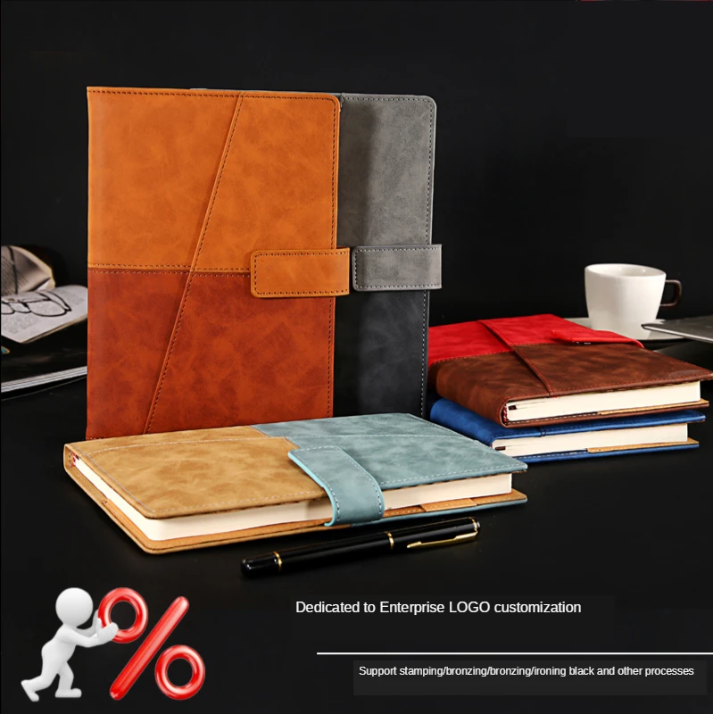 

A5 Business Notebook Splicing Notepad Custom LOGO Cuaderno Notebooks And Journals Zeszyt Diary Cuadernos Y Libretas Papeleria