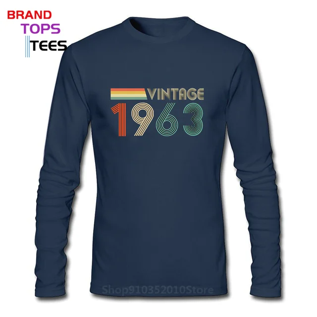 קלאסי חולצה 1963 לידה שנה tshirts אופנה 