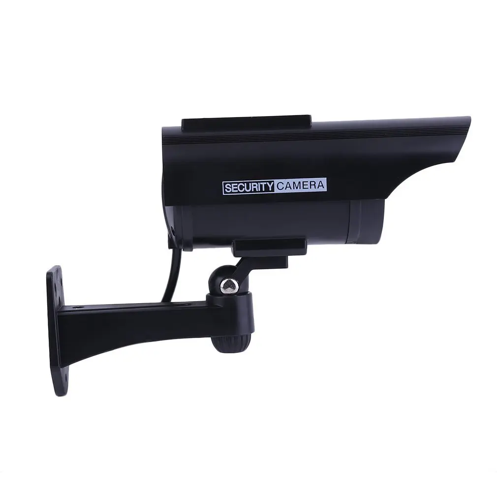 

Waterproof Practical Indoor Outdoor Solar Power Dummy Fake Imitation Home CCTV Surveillance Camera with LED Light Indicator