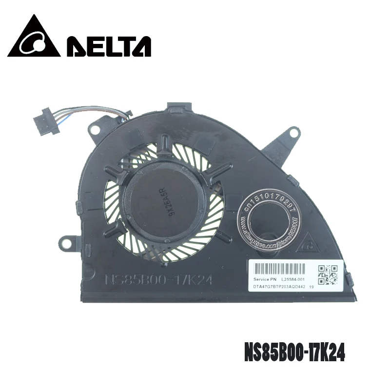 Охлаждающий вентилятор для ноутбука NS85B00 17K24 DC5V 0.5A 4PIN HP Pavilion 15 CS00615T CS0053CL CS L25584 001 интегрированная графика|cpu