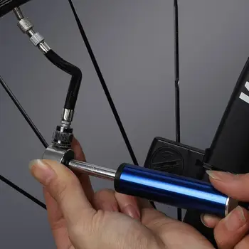 

Mini Inflator Bicycle Basketball Portable American French Mouth Universal Trachea Inflatable Tube Aluminum Alloy