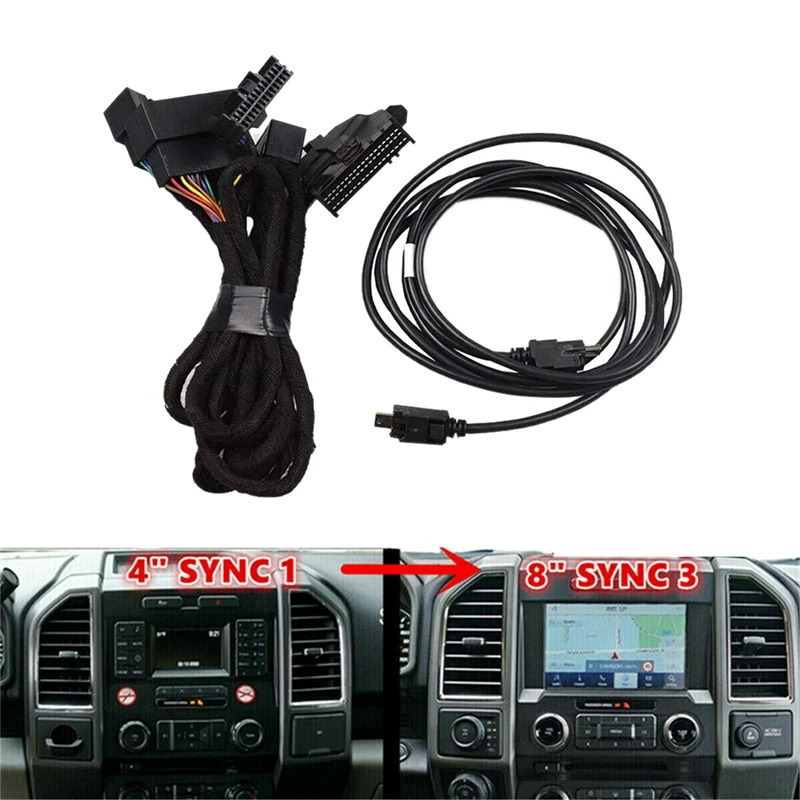 PNP конверсионный адаптер питания и кабель APIM для Ford F-150 Mustang Edge Fusion SYNC 1 2 to 3 Upgrade |