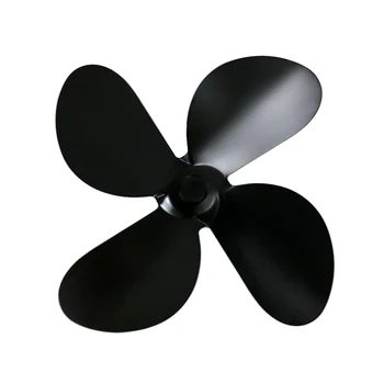 

Aluminum Alloy 4 Blades Accessories for Stove Fan Fireplace Heat Powered Saving TB Sale