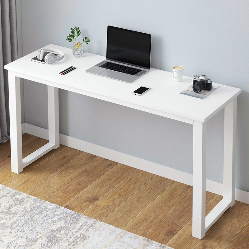  Nordic Wooden Laptop table mobile computer office desk Living Room Entrance long table fashion Offi