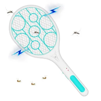 

Racket Kills Electric Mosquito LED Charged Super Electric Racket Electric Kills Fly Mosquito Powerful C1X2