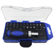 Набор отверток с трещоткой, 38 шт. прецизионные отвертки с трещоткой, CRV биты инструмент