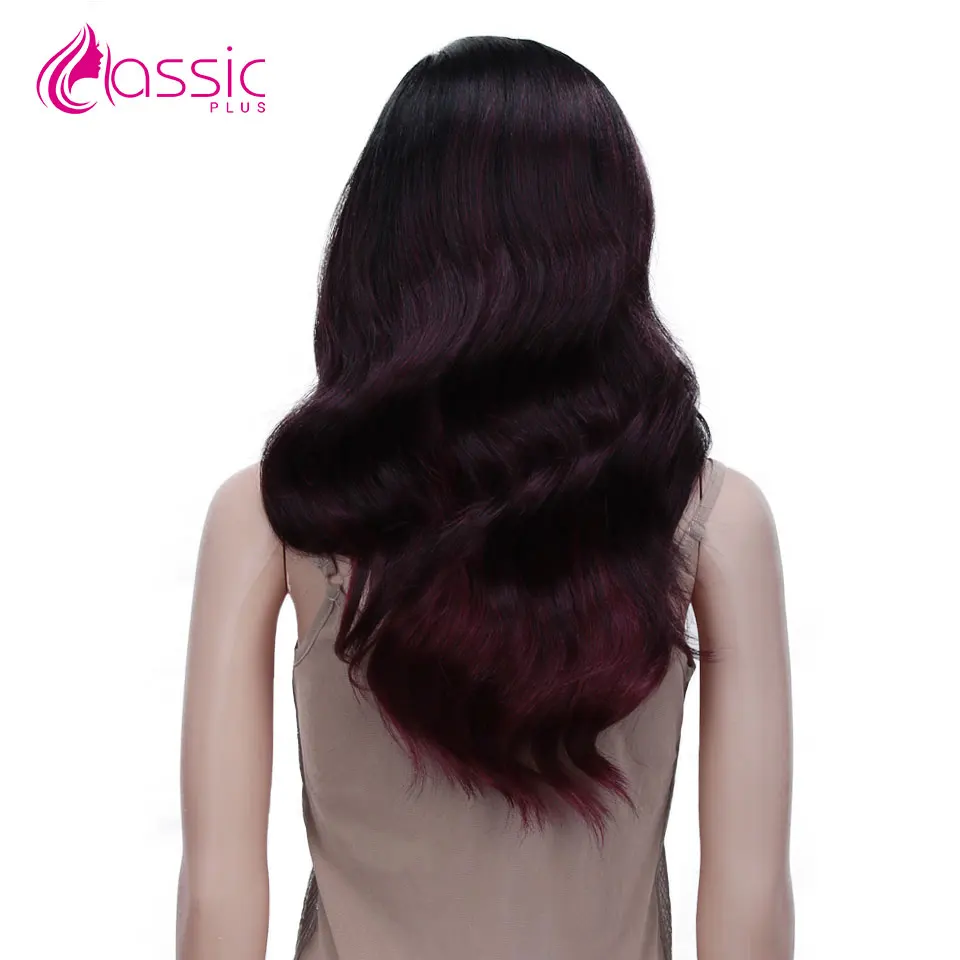Cosplay Wig Synthetic Wig Wavy Heat Resistant Wig Synthetic Lace Front Wig 1B 613 Frontal Wigs for Black Women Classic Plus