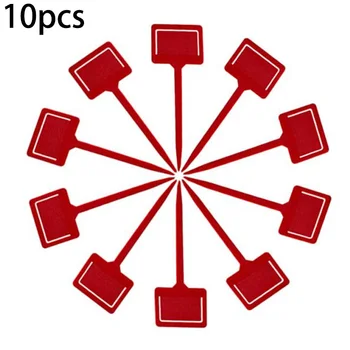 

10pcs Gardening Label PP Labels T-Type Waterproof Plant Flower Marker Floor Card