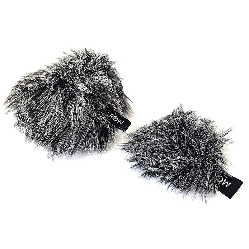 

Movo WS-G10 Furry Outdoor Microphone Windscreens - Custom Fit for Shure Motiv MV88 iOS Microphone - 2 Pack (Nesting)