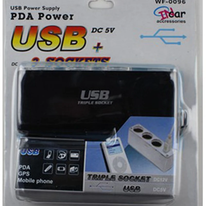 1 5A USB Автомобильное зарядное устройство USB+ 3 прикуривателя прикуриватель быстрое автомобильное зарядное устройство разветвитель адаптер питания автомобильный стиль