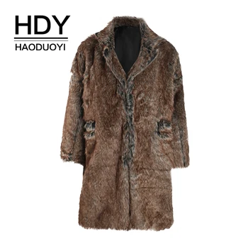 

HDY Haoduoyi 2020 New Arrival Imitation Fur Coat Winter Fashion Keep Warm