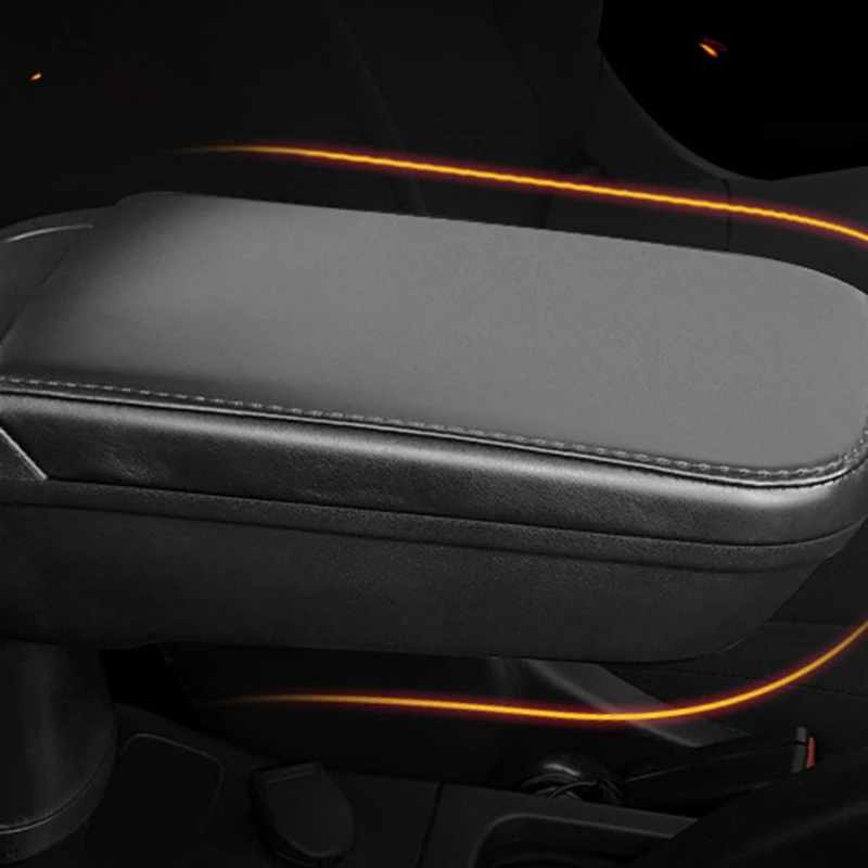 Кожаный PU подлокотник коробка для хранения для Smart 453 Fortwo Forfour- с подстаканником шкафчик контейнер автомобильные аксессуары