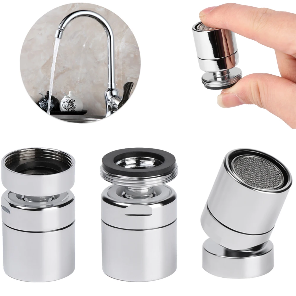 360-Degree Swivel Brass Water Saving Tap Flexible Sink Mixer Faucet Aerator Sprayer Nozzle Home Hardware | Обустройство дома