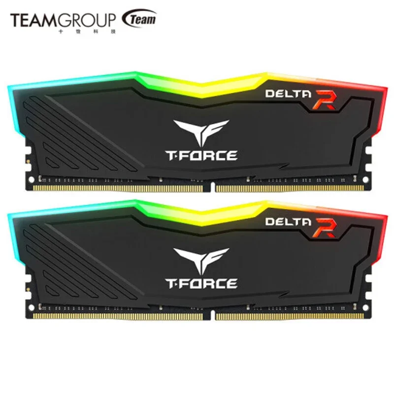 TEAMGROUP T force Delta RGB DDR4 8GB 16GB(2X8GB)3200MHz PC4 Modul Memori  Gaming Desktop Ram|RAMs| - AliExpress