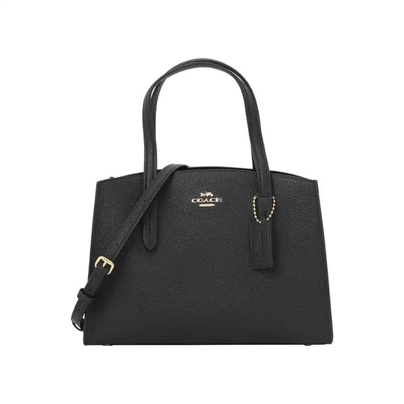 coach charlie carryall black