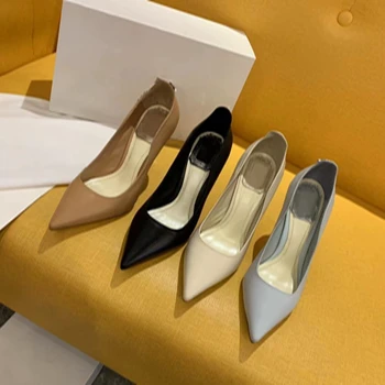 

2020 New Fashion Designer Women's Pumps Super High Heel Female Shoes Wedding Party Dress Ladies Shoes Slip-on Shallow Women Shoe