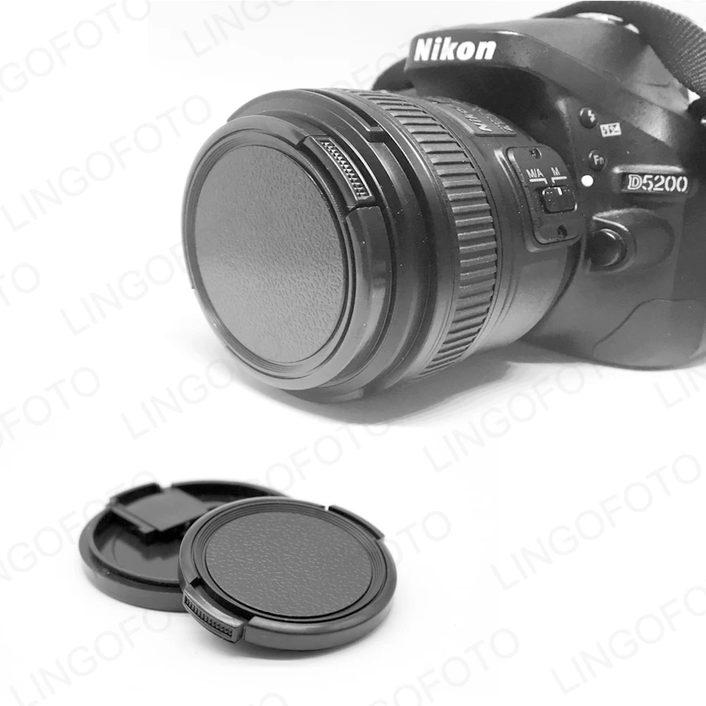 Camera Lens Cap 25mm ~ 105mm Side Pinch Lens Cap Lid Snap-on Universal Dustproof Cover Protector