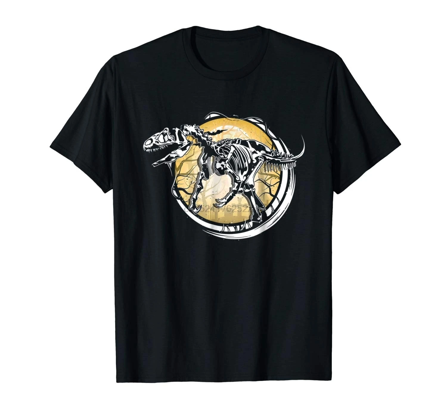 Dinosaur Skeleton T Rex Men's Short Sleeve T-Shirt |