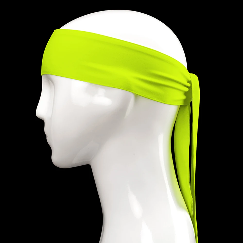 Фитнес Sweatband Абсорбирующая спортивная повязка на голову Влагоотводящая повязка для волос лента для бега и тенниса волейбольная езда