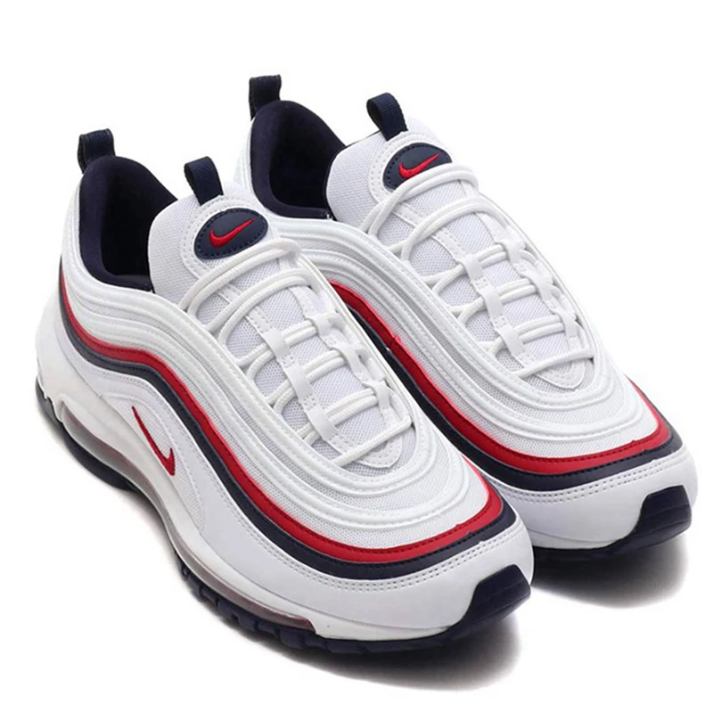 Мужские кроссовки для бега Nike Air Max 97 OG, черные модные удобные дышащие уличные резиновые кроссовки, хорошее качество, 921826-001