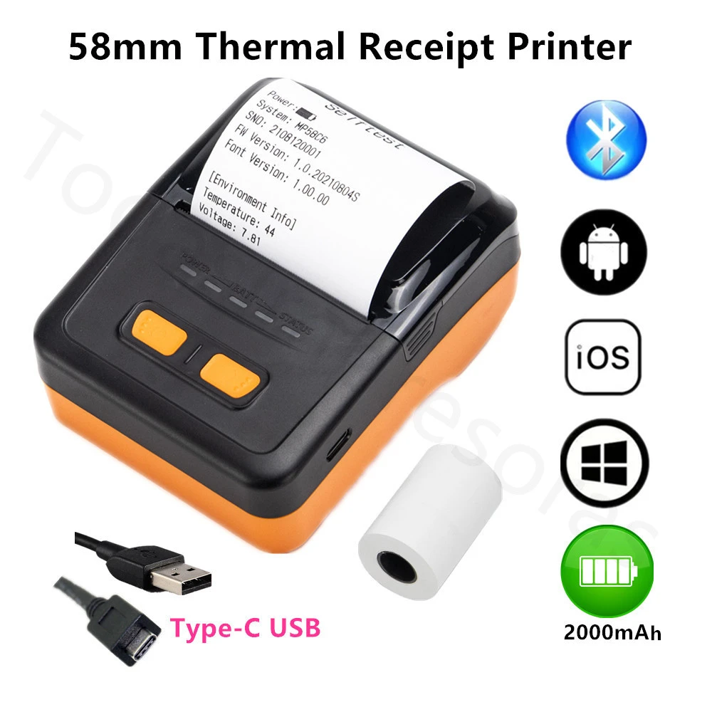 Receipt Mini Printer | Portable Mini Printer | Invoice Receipt - Printers - Aliexpress