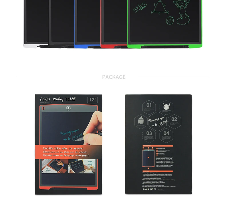 lcd writing tablet 12 inch
