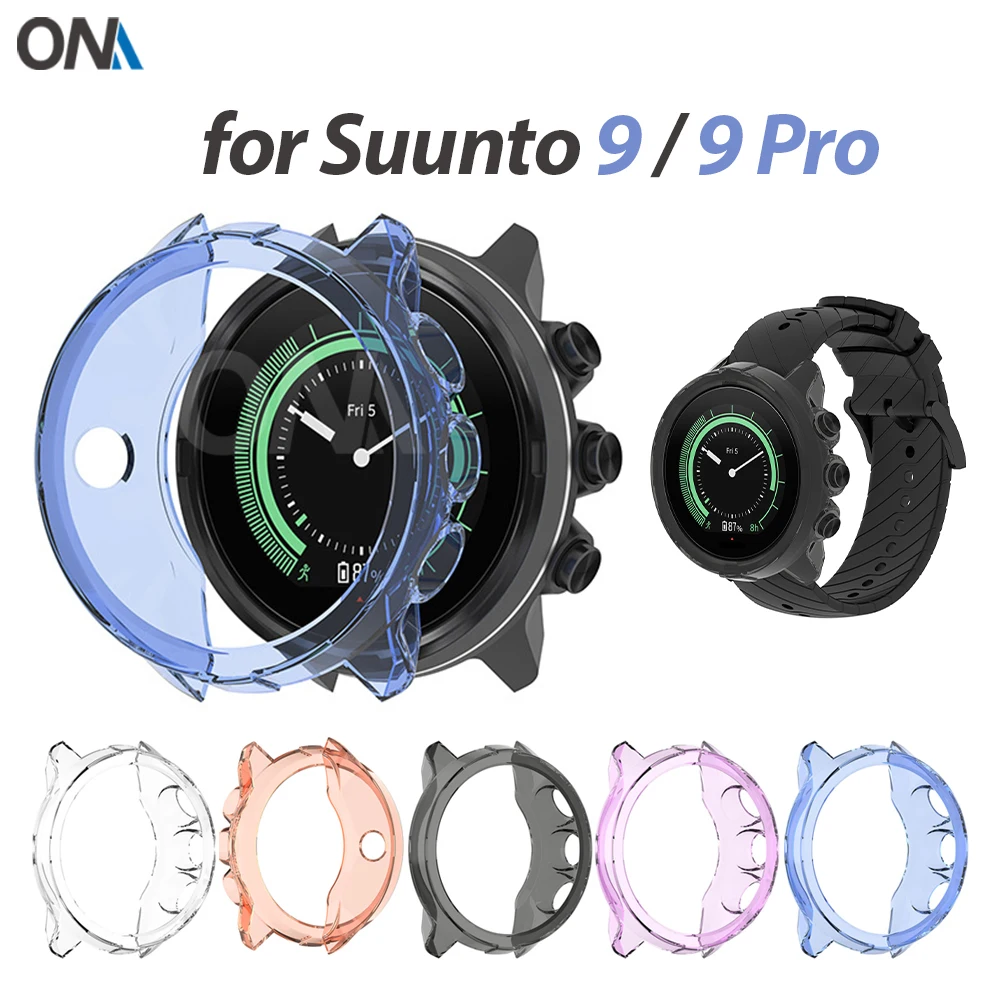 Suunto 9 Baro용 보호 케이스, 고품질 TPU 커버, 슬림 스마트워치 범퍼 쉘, Suunto 9 Spartan 스포츠 손목 Hr Baro용