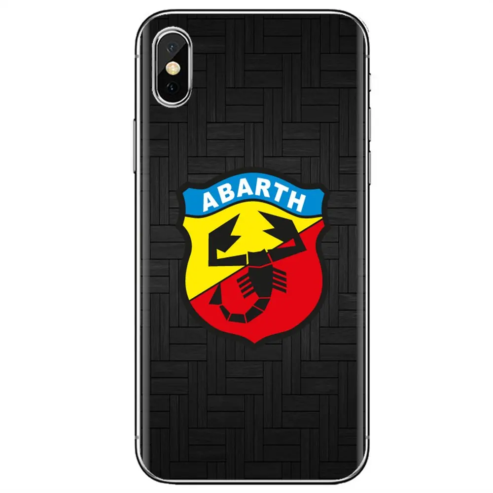 Силиконовый чехол с логотипом ABARTH для спортивного автомобиля телефона Huawei G7 G8 P7 P8