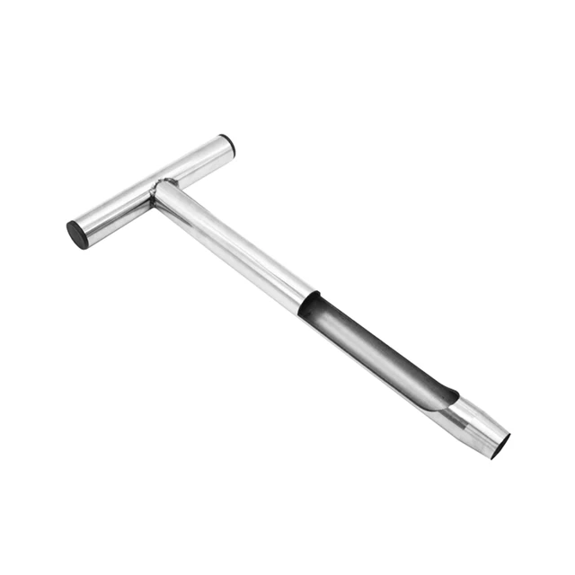 12.8 ' A Talajmintavevő Szonda T-Stílusú Fogantyú Talajvizsgálati Készletek 2Db Minta Táskák Talajmintavételi Eszköz Garden Lawn Farm Golf Mezőhöz - Image 3