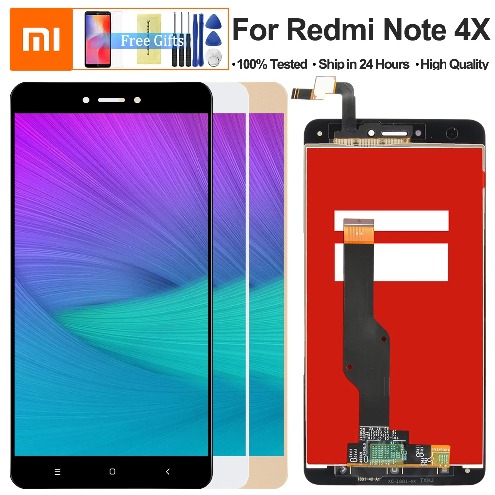 Высококачественный ЖК-дисплей для Xiaomi Redmi Note 4X, ЖК-экран+ рамка для Redmi Note 4, глобальная версия, ЖК-дисплей только для Snapdragon 625