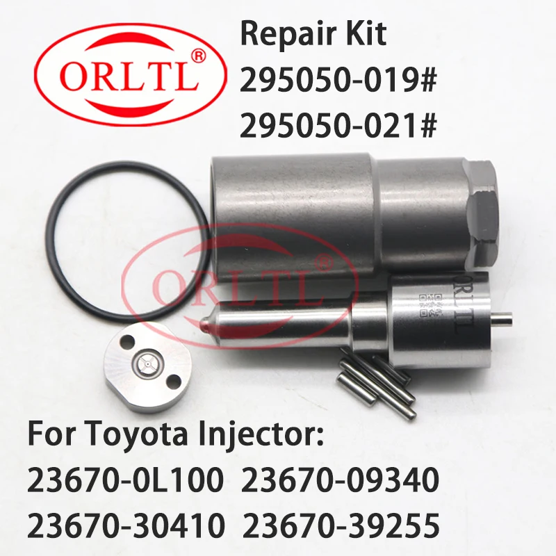 

ORLTL Injector Nozzle G3S7 Valve SF03 Repair kits 23670-39355 Common Rail 23670-0L100 Mouthpiece 23670-3041For Toyota Hiace D-4D