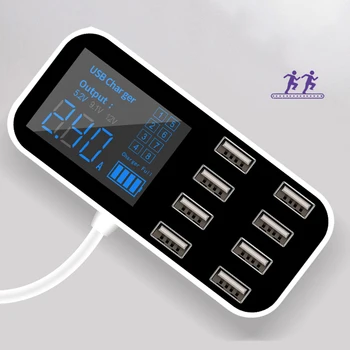 

DC12V-24V 8Ports Charger Cigar Lighter Mobile Phone Super Slim USB Charging