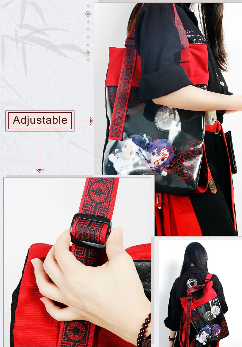 The Untamed Grandmaster of Demonic Cultivation Bag Itabags Wei Wuxian Lan Wangji Xiao Zhan Wang Yibo Mo Dao Zu Shi