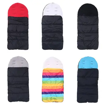 

Multi-function Baby Stroller Sleeping Bag Children Kids Trolley Thickened Swaddle Windproof Waterproof Warm Foot Cover 1 Pc