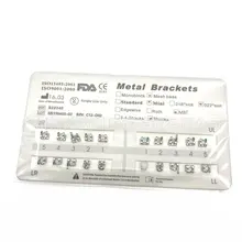 Стоматологическая металлическая скобка Мини прямые проволочный кронштейн MBT Стоматологическая Скоба