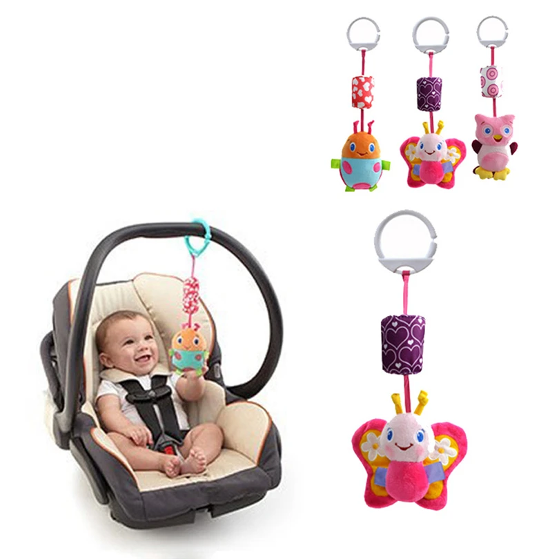Детские погремушки для мобильных телефонов, Детские колокольчики в виде животных, коляска с подвесным колокольчиком для малышей, Мягкая Детская плюшевая игрушка, Погремушки для новорожденных, подарки A50