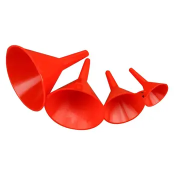 

4Pcs Small Car Refueling Funnel Gasoline Engine Oil Additive Motorcycle Farm Machine Use Convenient Anti-leakage Filler Accessor