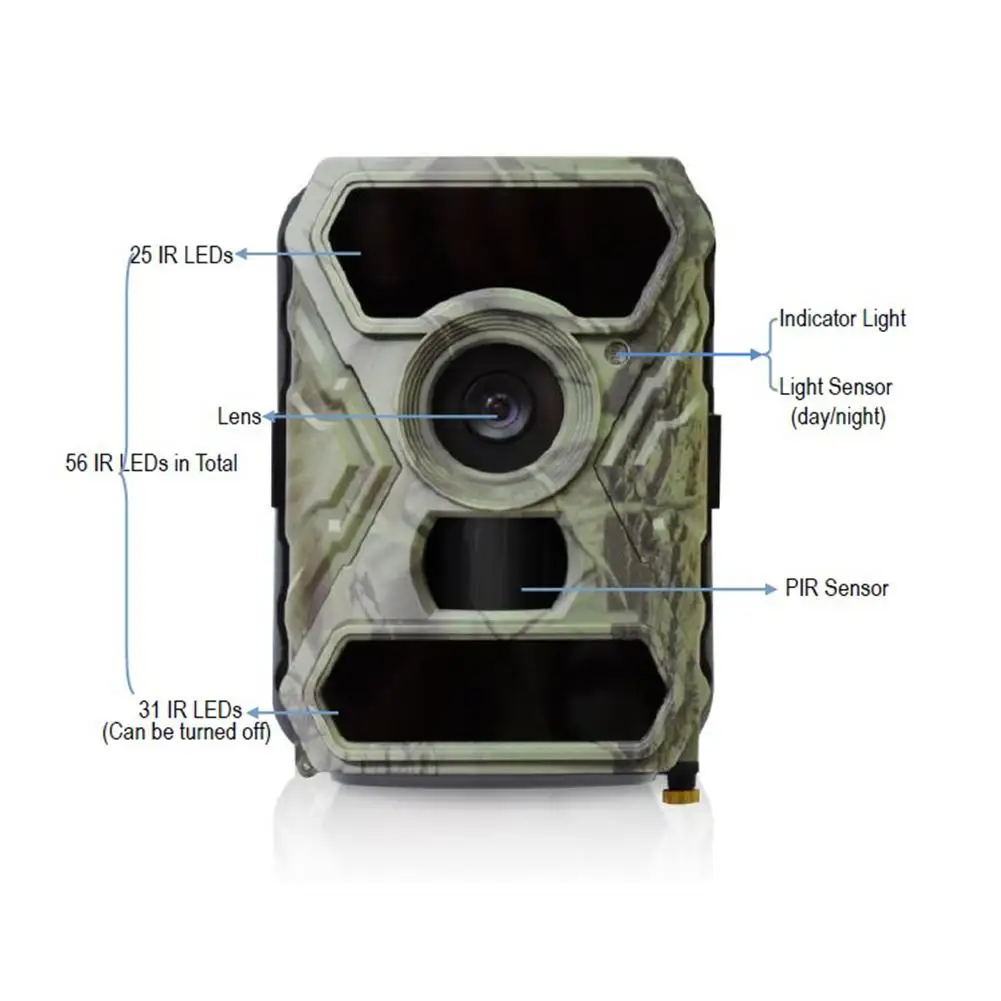Kuulee S880G 12MP 1080P 3g камера для охоты, беспроводная ИК камера ночного видения, цифровая камера наблюдения