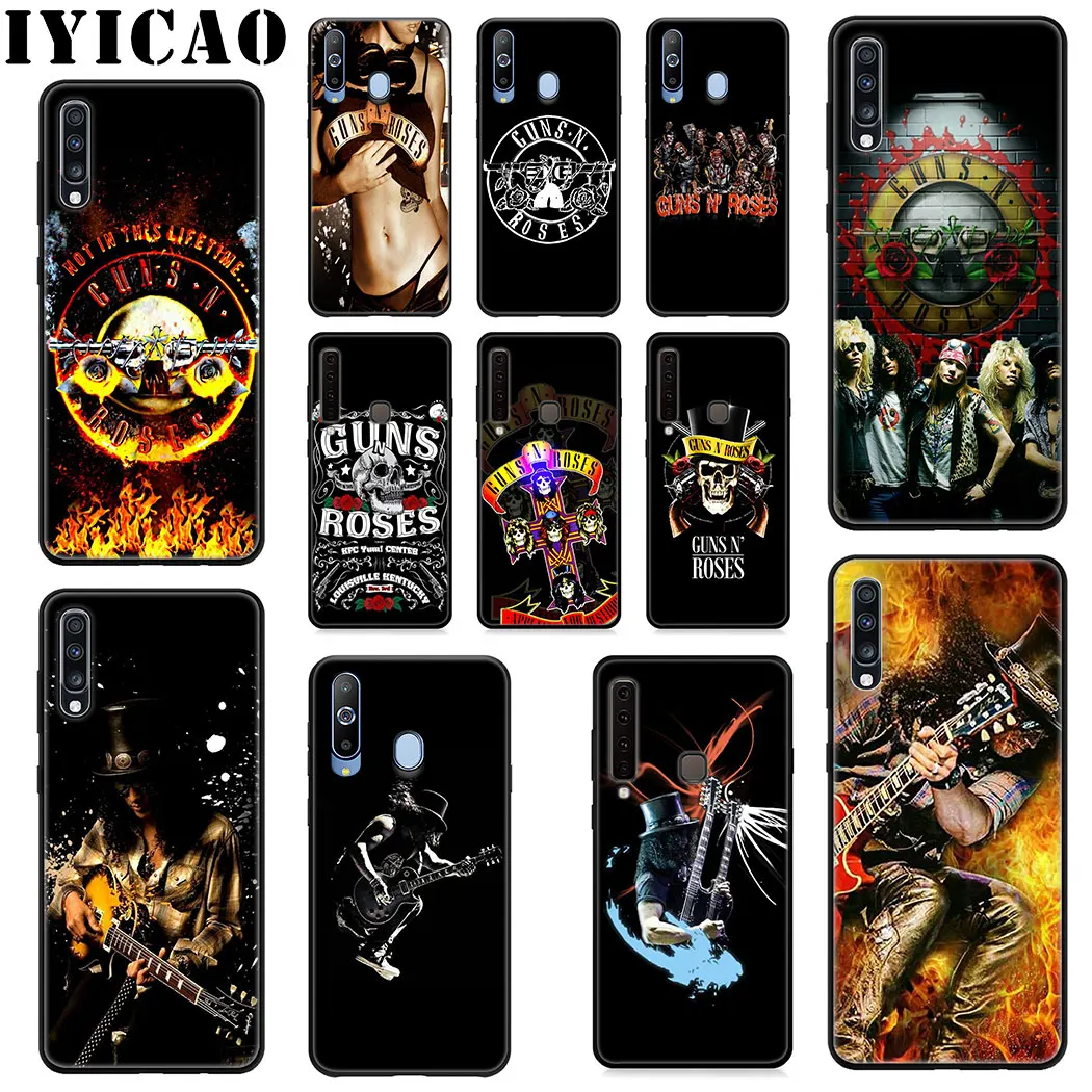 Мягкий силиконовый чехол Guns N Roses для Samsung Galaxy A20E A9 A8 A7 A6 Plus A5 A3 A2 Core из ТПУ |