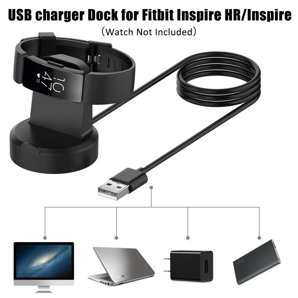 Горячая универсальная Магнитная зарядная док-станция 100 см USB зарядное устройство кабель Колыбель Док-станция для Fitbit Inspire HR/Inspire