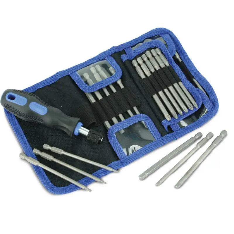 

25 Pcs Screwdriver Bits Set For Household Car Repairing Tool Set With 23Pcs 100Mm Crv Bits Set Hand Tool Set