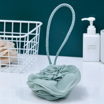 

3pcs Soft Bath Ball Creative Sponge Back Scrubbing Shower Ball Fine Hole Mesh Shower Ball (Random Color)
