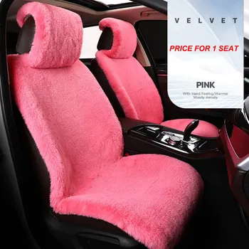 

Plush car seat cover For polo sedan volkswagen touareg touran passat b8 jetta vw golf 7 t5 caddy amarok accessories