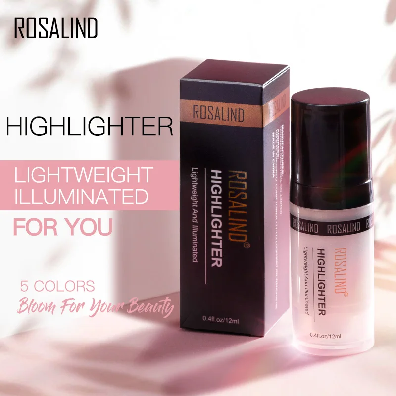 

ROSALIND Highlighter Bronzer Contour Makeup Professional Makeup Full Estel Color For Face Body Liner Mildliners Highlighters