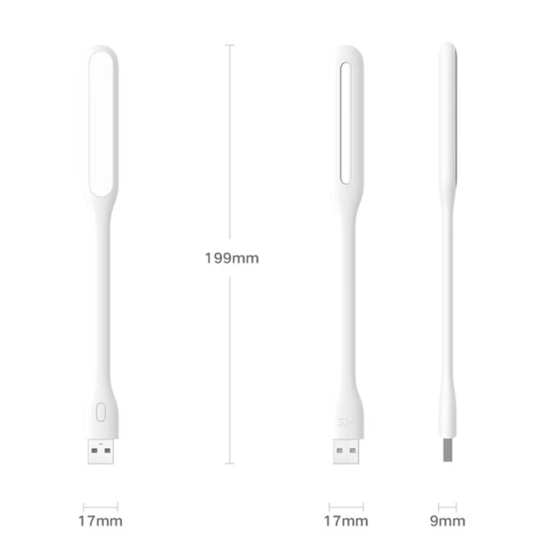 Original ZMI USB Light LED Light USB Fan for Power bank/comupter 5V 2.5W Max Portable Energy-saving LED Lamp led lamp computer screen light