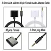 AUX Cable 3.5mm Male Plug to 30-Pin Female Dock Adapter Convert for iPod iPhone ► Photo 3/6