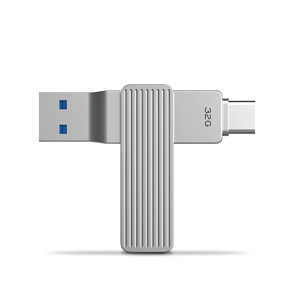 Xiaomi Jessis U диск 128/32/64 ГБ Регистраторы Тип-C Dual USB флэш-накопитель OTG USB Flash Drive 3,1 USB селфи палка для телефона планшетного компьютера MAC