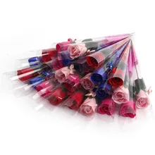 30 шт. розы мыло цветы романтические с свадебной вечеринки сувениры Роза для ванны мыло для тела цветок на День Святого Валентина подарок на день матери