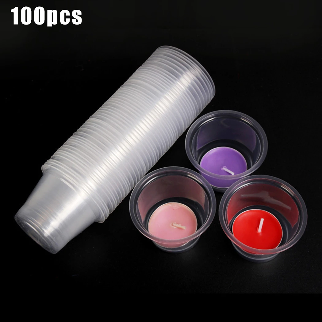 100PCS Plastic Disposable 80ML Clear-Dessert Shot Glasses Cups Bowl For Wedding