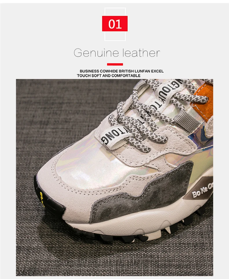 CAGILKZEL 2019 Autumn Shoes Woman Platform Sneakers Fashion Women Sneakers Shoes Casual Flats Soft Chunky Shoes Ladies Shoes (4)